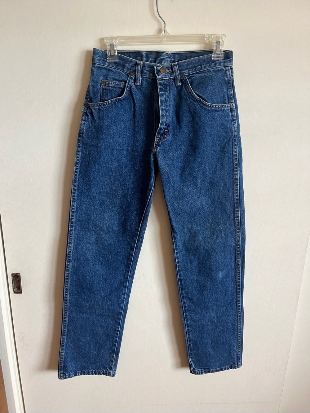 Vintage Wrangler Dark Blue Slim Straight Jeans